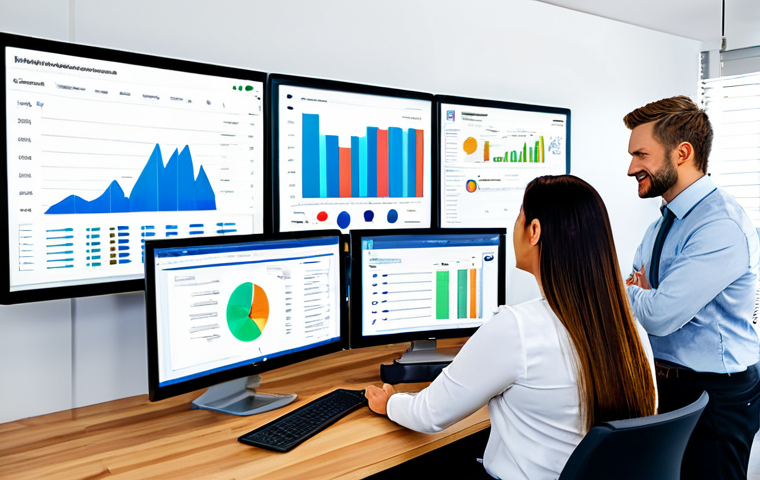 Data-Driven Improvement**

"A diverse team analyzing customer feedback data on large monitors in a bright, modern office. Charts and graphs display customer sentiment and product reviews. Everyone is fully clothed, appropriate attire. Safe for work, professional environment, perfect anatomy, correct proportions, well-formed hands, family-friendly, high quality"

**