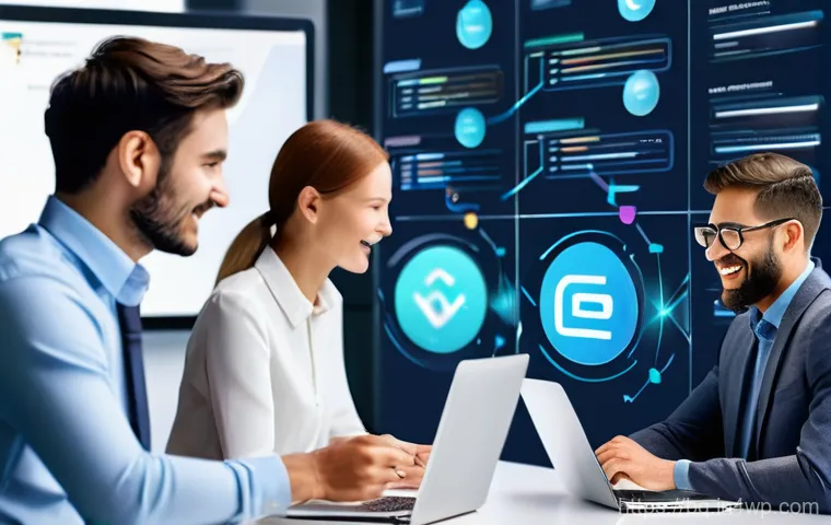 고객 피드백을 활용한 효과적인 마케팅 사례 - **Prompt 1: AI for Deep Customer Understanding**
    A bright, modern office setting where a female ...